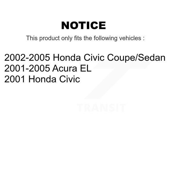 Front Left Lower Suspension Control Arm For Honda Civic Acura EL